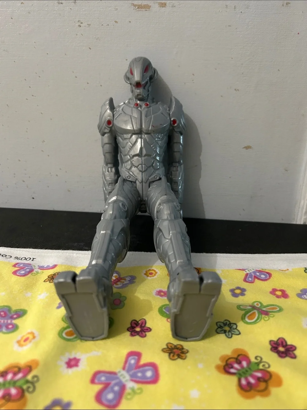 Hasbro Gray and Red Armored Action Figure